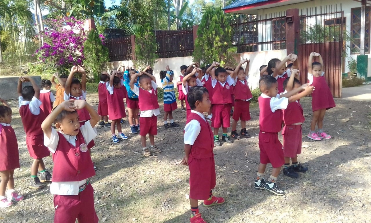 La nuova scuola a Wangkung – Ruteng (Indonesia)